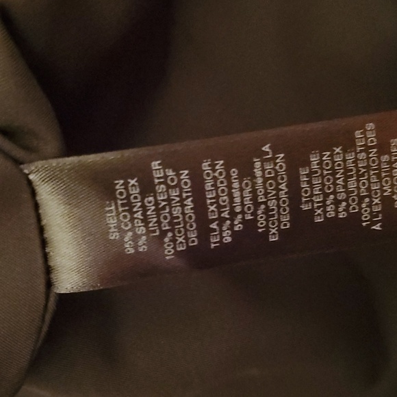 White House Black Market Women's Black Floral Skirt - Size 14 - Picture 9 of 9